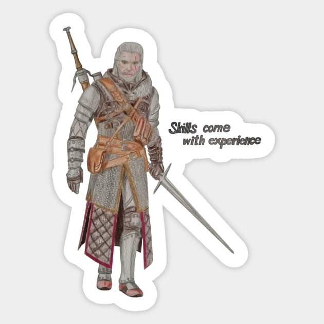 The witcher Sticker by An.D.L.